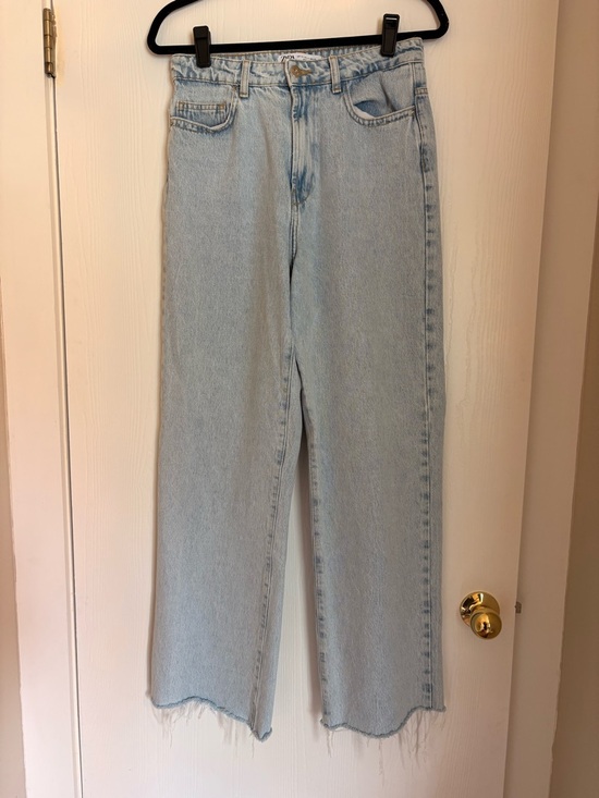 Zara Denim - Zara Light Blue Wide-Leg Jeans